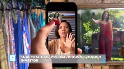 Snapchat gets 25% markdown from big investor