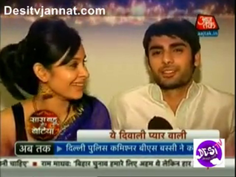 Sanskaar Ne Uski Real Life Swara Ko DI Diwali Par Surprise - 11th November 2015 - Swaragini