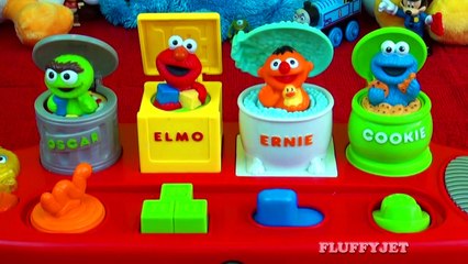 Cookie Monster Singing Pop Up Pals Toy Elmo Ernie Oscar The Muppets Interactive Sesame Str