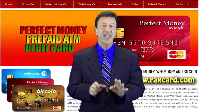 Perfect Money ATM Visa Debit Card, Rax Perfect Money Cashout Method