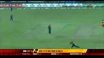 জিম্বাবুয়ের বিপক্ষে ৩য় ওয়ানডে সাব্বিরের ধরা সেরা ক্যাচ