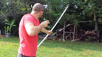 Powerful pvc pipe bow under $10