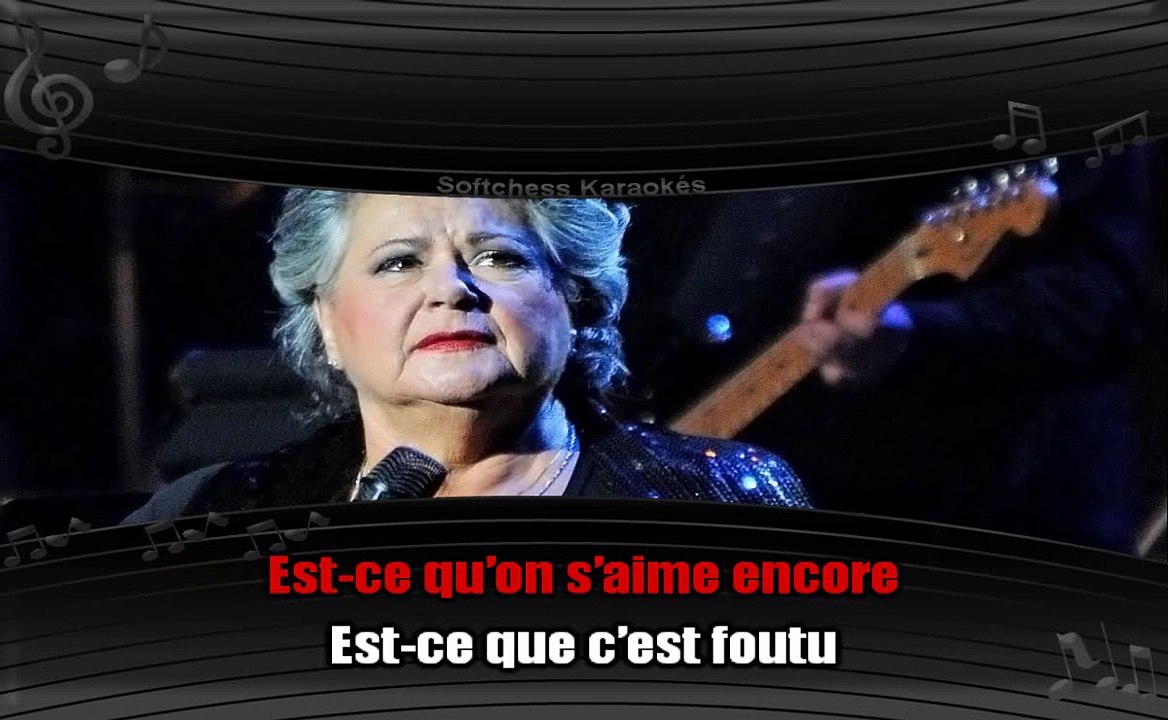 Ginette Reno et Claude Barzotti - Est-ce qu'on s'aime encore (karaoké réalisé par Softchess)