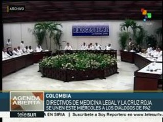 Directivos de Medicina Legal y Cruz Roja se unen a los Diálogos de Paz