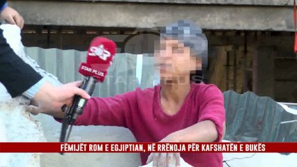 FËMIJËT ROM E EGJIPTIAN, NË RRËNOJA PËR KAFSHATËN E BUKËS