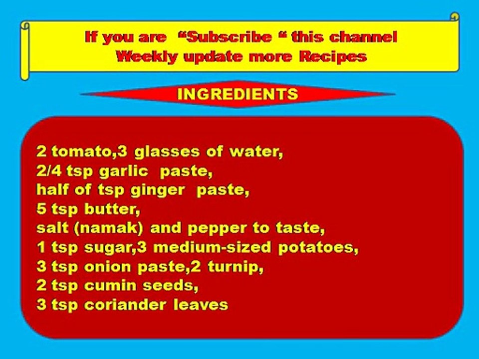 Potato soup recipe-Indian recipes,soups,non vegetarian food