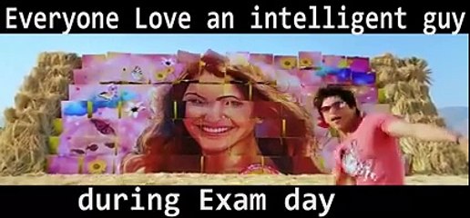 a collection of different Natural reactions of students during Exams DDD