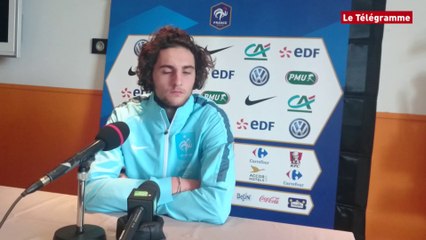 Football Espoirs. Interview d'Adrien Rabiot
