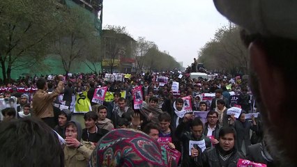 Protesta en Kabul pide fin de violencia contra los hazaras