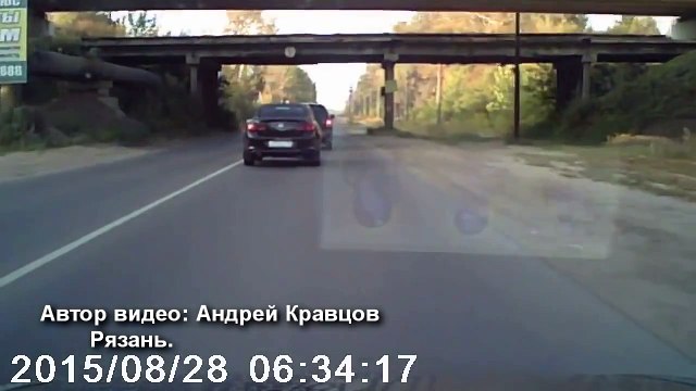 Лобовое дтп в Рязани 28 08 2015 Дтп на встречной