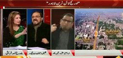 Shakeel Awan PML N and Ibrahim Mughal Fight In Live Show Badly Abusing Each