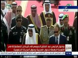 بالفيديو .. استقبال خادم الحرمين الشريفين لـ«السيسي» لحضوره قمة الرياض