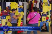 Venta de camisetas de la tricolor aún es baja en Guayaquil