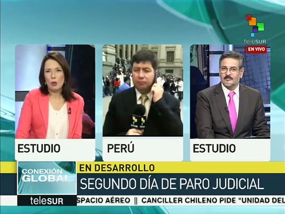 Perú: continúa paro de trabajadores del Poder Judicial