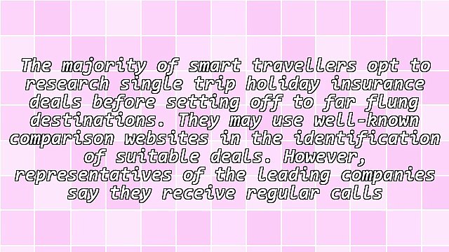 Pitfalls of Purchasing Last Minute Single Trip Holiday Insurance