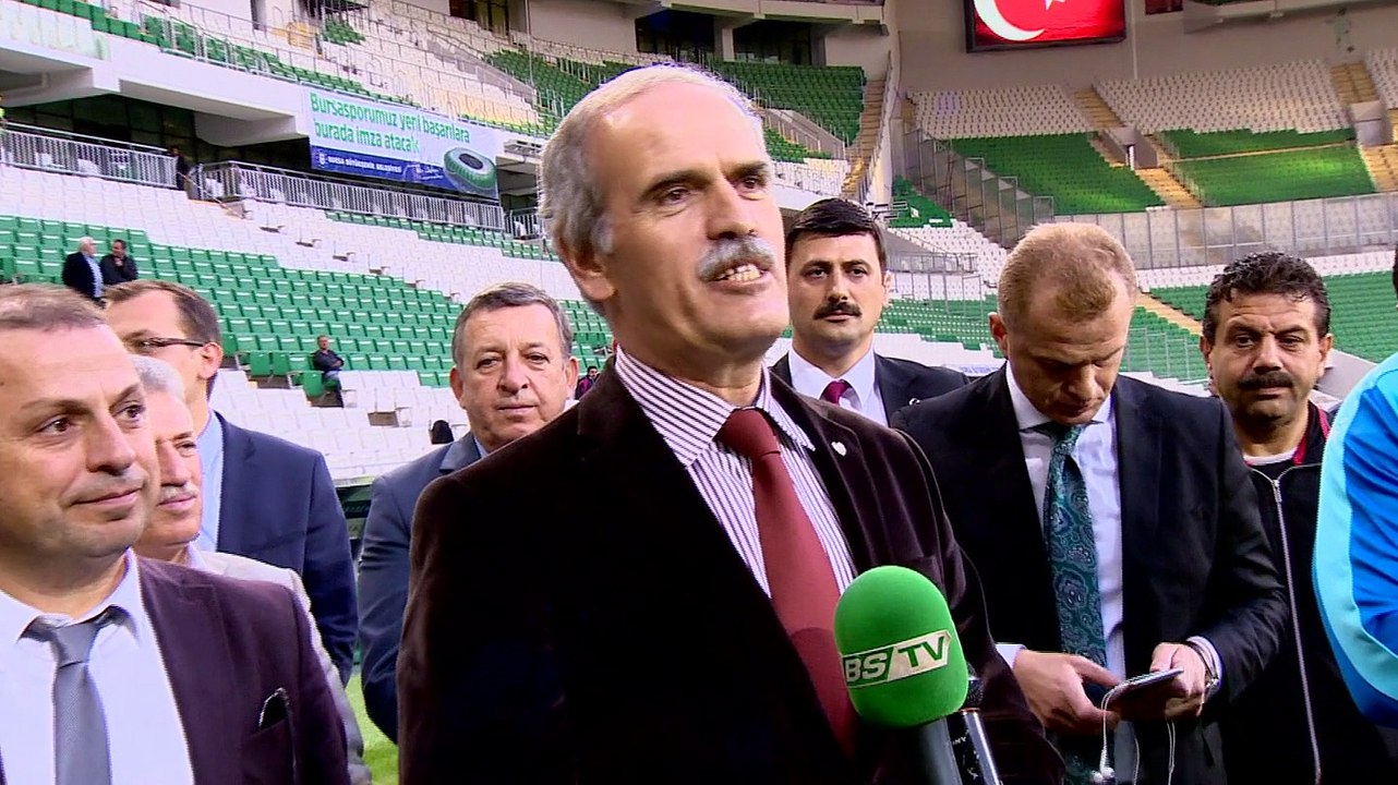 Bursaspor yeni statta ilk idmanı yaptı