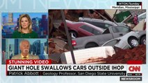 Massive hole swallows 12 cars near Mississippi IHOP