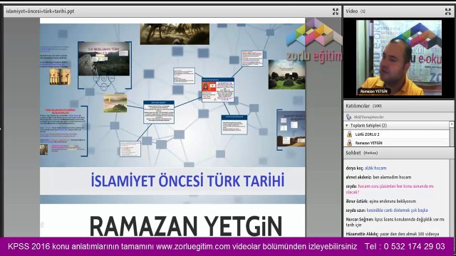 Kpss Tarih Konu Anlatımı videoları yeni 2016 Ramazan Yetgin