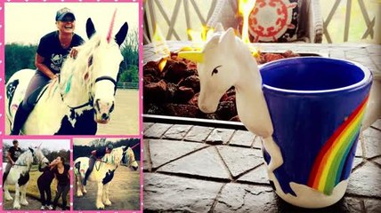 Miranda Lambert monta un unicornio para celebrar sus 32 años