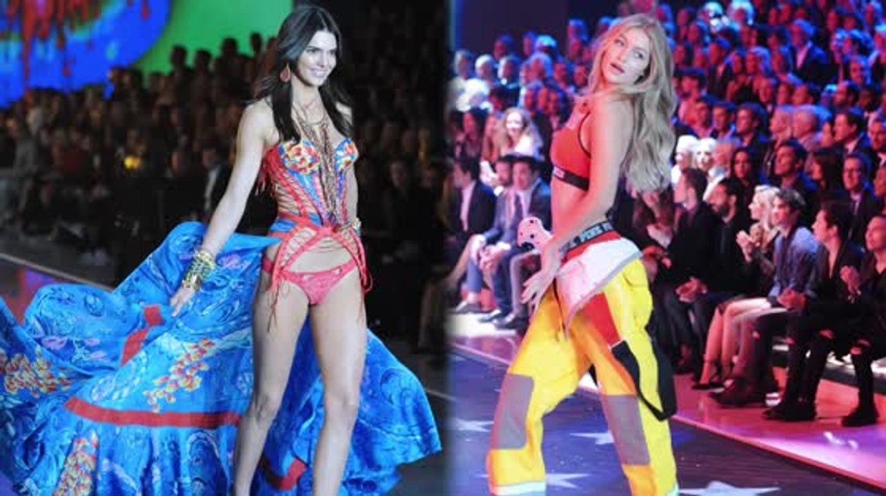 Gigi Hadid, Kendall and Caitlyn Jenner All Rock the VS Fashion Show