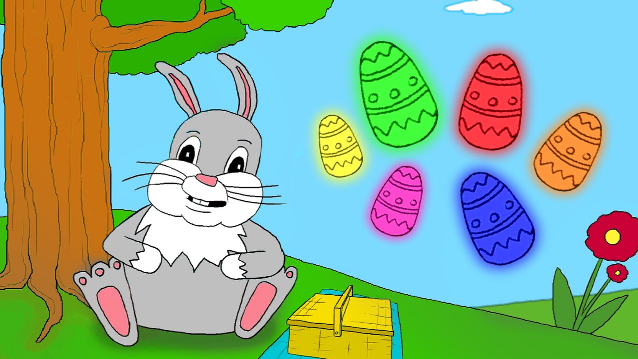 Eddy The Easter Bunny | Learn Your Colors