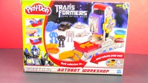 PLAY DOH Transformers - Mater Lightning McQueen Bumble Bee Optimus Prime by HobbyKidsTV