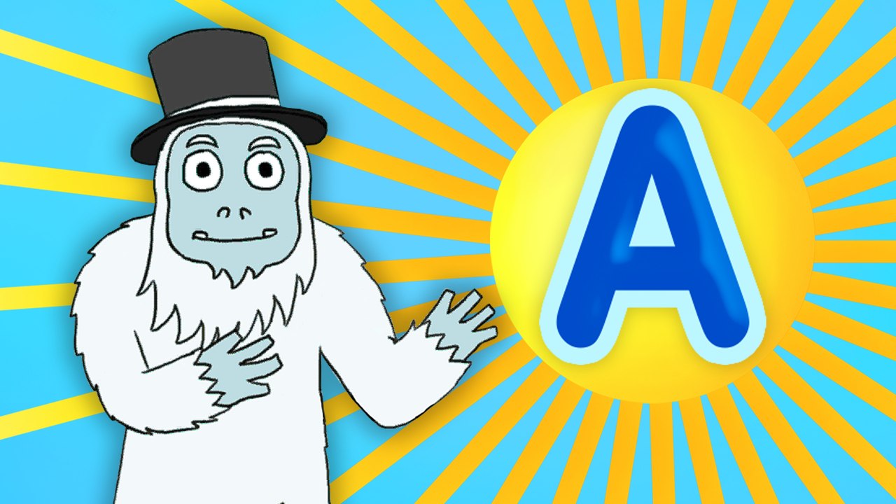 The Letter A Song | The Alphabetti Yeti | Learn Your ABC's