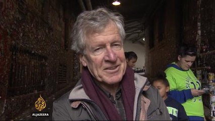 Seatlle's 'gum wall' being steam-cleaned