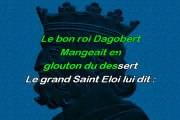 Comptine Le bon roi Dagobert karaoké Joseph BULLA