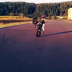 yep the same girl ride motorcycles