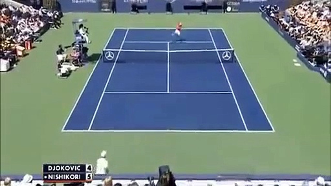 錦織圭 ジョコビッチ【全米オープン2014準決勝ハイライト】