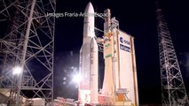 Lancement de deux satellites de telecommunication par Ariane 5