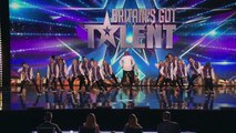Stavros gets the backstage goss from golden buzzer act Entity Allstars | Britains Got Talent 2015