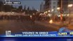Violent protests in Greece as rioters clash with police