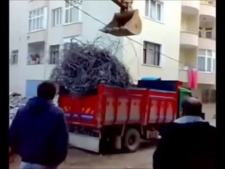 Excavator Loading A Truck (Funny Fail Video)
