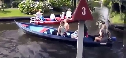 6 Women Having Some Trouble With Their Boat
