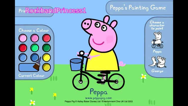Color Peppa Pig Paint And Color Games Online - Peppa Pig Painting Games - Peppa Pig Coloring