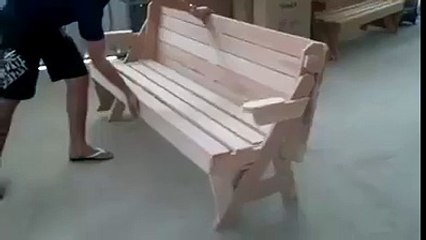 Chair converts to table , Amazing creative design.