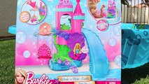 Frozen Elsa Mermaid Barbie and Little Mermaid Ariel ✪ Barbie Splash and Slide Bath Toy Rev