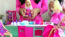 Barbie Cooking Fun Kitchen and Barbie Princess Dolls from Mattel Barbie Doll Collection