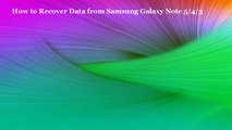 How to Recover Deleted Files from Samsung Galaxy Note 5/4/3 on Mac