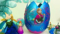 Disney Frozens Anna Surprise Egg with Frozen fashems and mystery minis - Elsa's Surprise Eggs