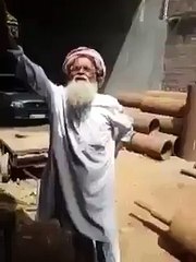 Old Man Dancing And Singing Baba G In Action
