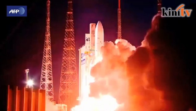 Europe's Ariane 5 launches two satellites into space