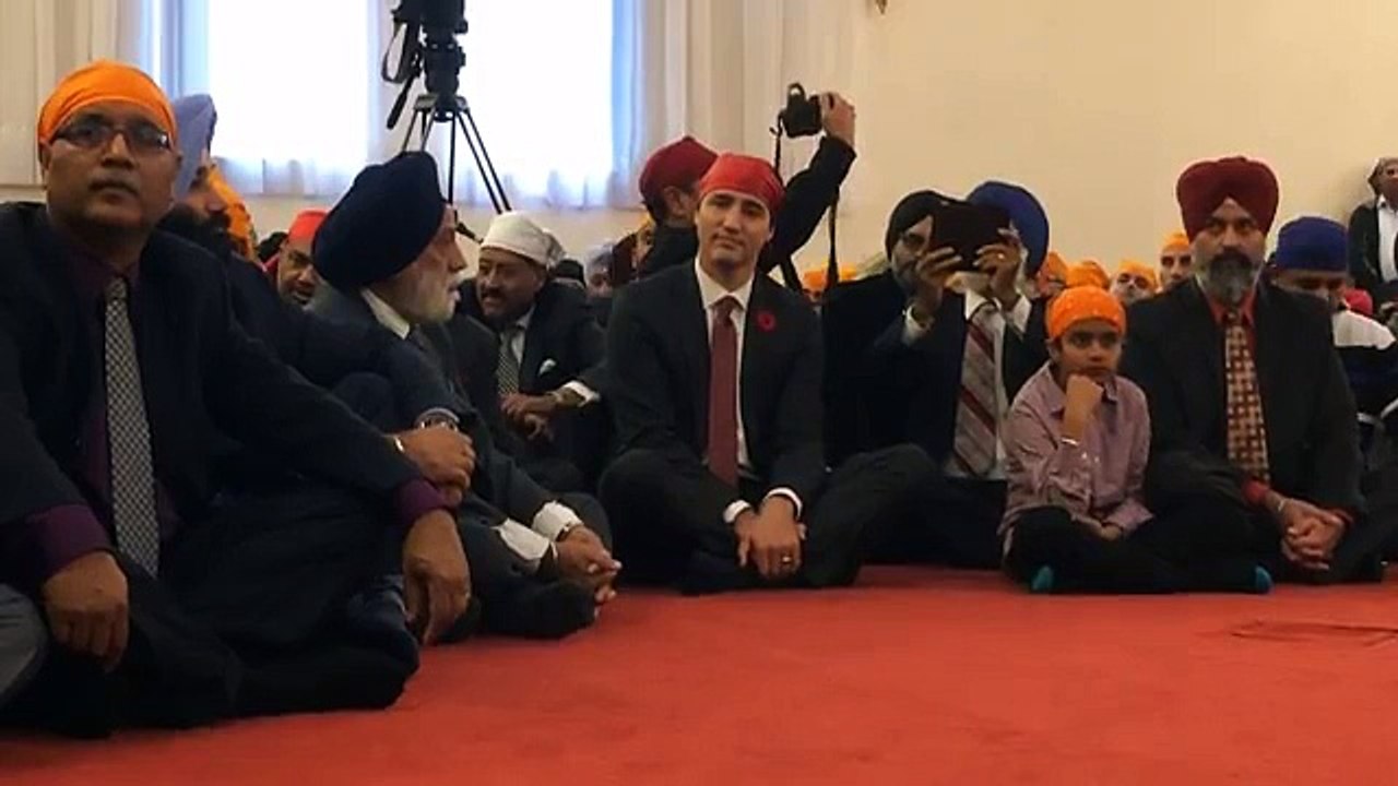 Trudeau visits Ottawa Gurdwara