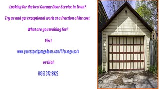 Garage Door Opener Repair Service in Orange Park, FL