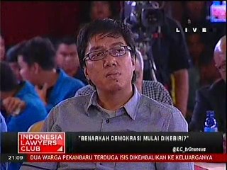 John Muhammad vs Ansy Lema Aktivis '98 ILC 10 November 2015 BENARKAH DEMOKRASI MULAI DIKEBIRI ?