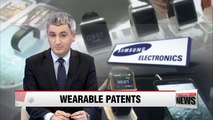 Samsung Electronics has largest number of wearable patents