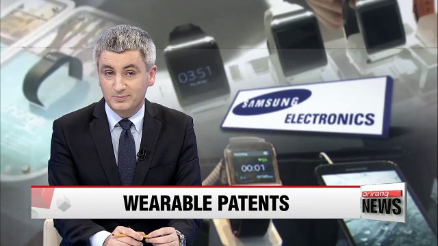 Samsung Electronics has largest number of wearable patents