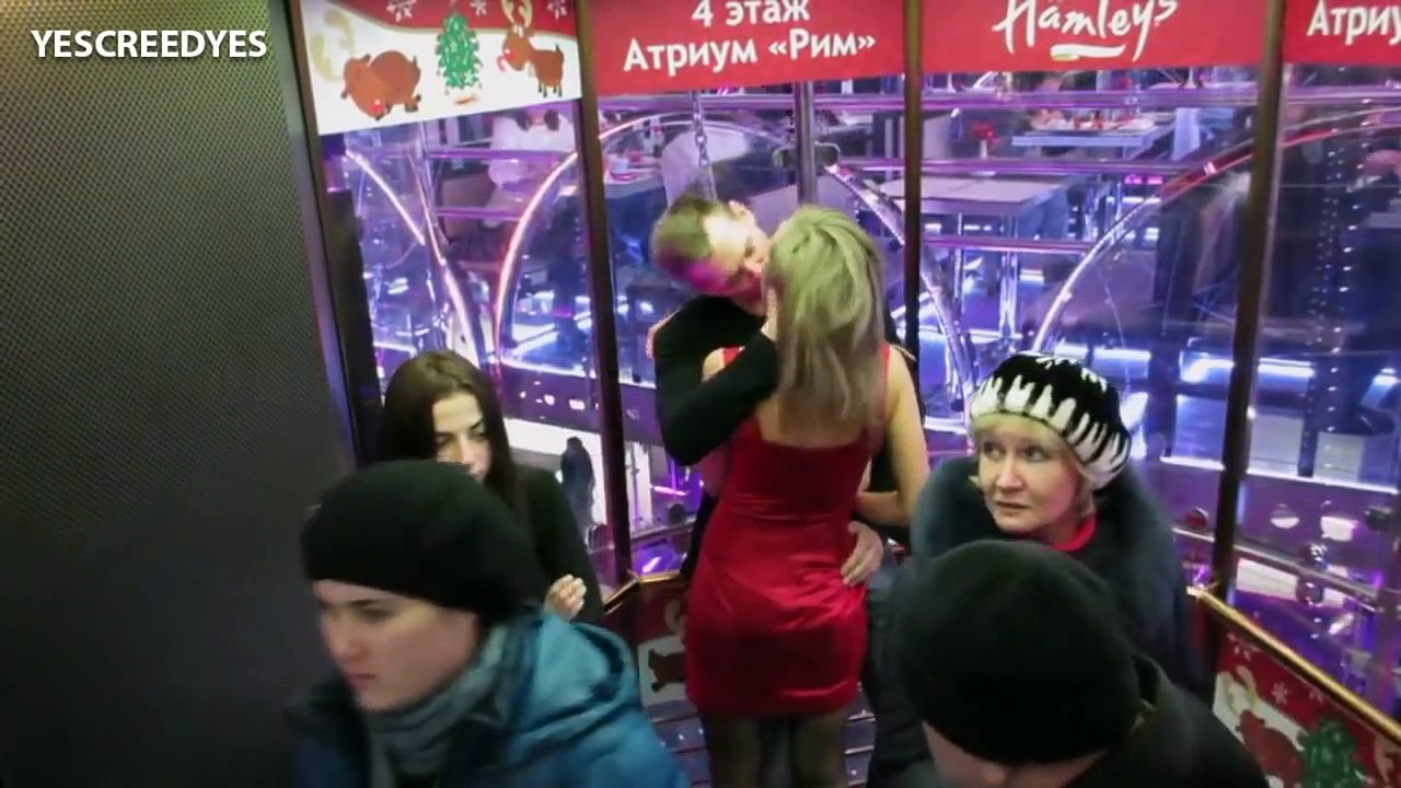 Elevator Kissing Prank (GONE WILD!)||Girls Kissing Elevator Kissing Prank GONE WILD Best Funny Pranks 2015